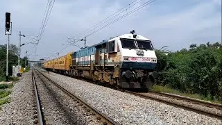 Honking original cab EMD lead window trailing inspection of Hubballi - Ballari section