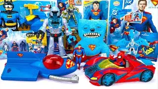 DC Superman Collection Unboxing Review | DC Super Friends Robot Batman ＆ Superman Action Vehicle