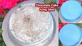 Blue Smash Cake Decorating Idea || Smash Cake Decorating || Simple Birthday Cake Decorating 