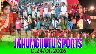 Janumghutu Sports 2026 | 24/01/2026 | Tribal Sports Festival | Jitu Hansdah Vlog