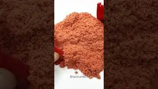 ASMR Roleplay Relaxing Shaping Sand | ASMR Ita | Satisfying Squish Mold Kinetic Sand