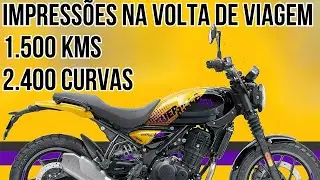 IMPRESS&Otilde;ES COM A GUERRILLA 450 NA VOLTA DE VIAGEM 