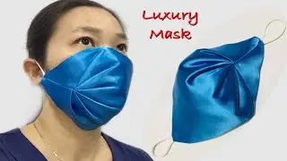 😲Ух ты! Самый роскошный узор маски, сделанный из шелка, не может так легко изображать / Как сшить 
