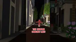 Serbian Dancing Lady in MoreTown 😱 #AyushMore #shorts #minecraft