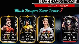 Black Dragon Kano Tower Boss Bd Kabal Battle 170 Gameplay + Reward Mortal Kombat Mobile