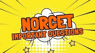 IMPORTANT QUESTIONS FOR NORCET 9