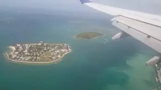 Bird strike while landing in Key West, Florida