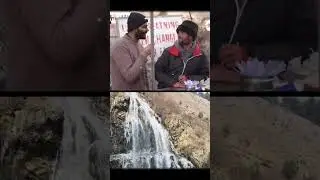 Local stall owner near the Drung Waterfall share insights about the history of Drung.