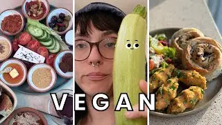 1 haftada neler yedim? (Vegan 🌱)  || Bir sürü tarif verdiğim bir video 🙂 🥧🧀🍰