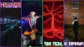 Amazing Light Trail around Quarry Bank! | Halloween At Quarry Bank vlog October 2024