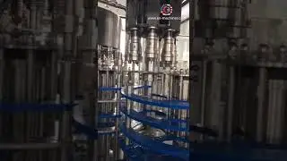 Testing video of automatic 5L drink water bottle barrel filling capping machine bottling packing lin