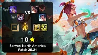 Yunara ADC + Lulu vs Samira + Sona - NA Challenger - Patch 25.21