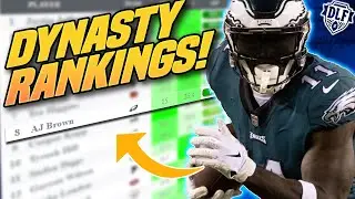 Updated TOP-24 Dynasty WR Rankings | Dynasty Fantasy Football 2022