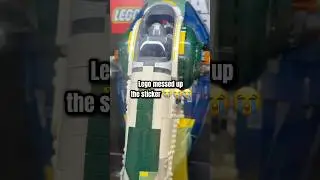 LEGO MESSED UP THE NEW UCS JANGO FETT SLAVE I STICKER(JANGO FETT&rsquo;S STARSHIP) #jangofett #lego