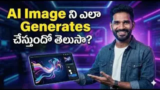 AI Image ని ఎలా Genarate చేస్తుందో తెలుసా?  AI Explained  Telugu