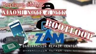 eMMC Replace xiaomi note 4 MTK #service vlog 3