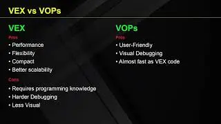 Houdini VEX | 04 - VEX vs VOPs