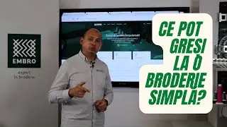 Ce pot greși atunci când fac o broderie simplă?