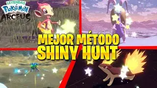 MEJOR METODO PARA HACER SHINY HUNTING EN LEYENDAS POKEMON ARCEUS - SHINY HUNT