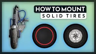 Mounting Solid Tires - M365 Electric Scooter