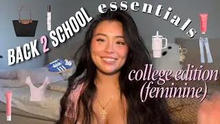 you need these back 2 school essentials (college girl): makeup, clothing, & bag necessities + more