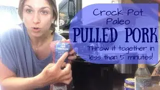How To Make The Easiest Crock Pot Paleo Pulled Pork Ever!
