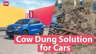 To reduce the amount of pollution from cars, Maruti is developing a cow dung solution