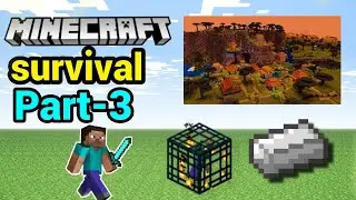 Find Village And Mining Iron ☺️ || Survival Series|| #survival #survivalseries #minecraft