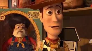 Toy story 2 woody arm ripped