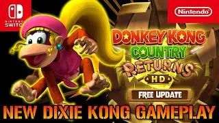 Donkey Kong Country Returns HD Adds DIXIE Kong! New Update Details & DIXIE Kong Gameplay