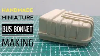 HOW TO MAKE TNSTC GOVERNMENT BUS BONNET MAKING HANDMADE MINIATURE CRAFT | STEP BY STEP | Diy