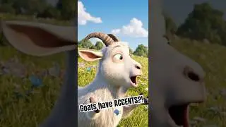 Goats have ACCENTS?! 🐐🗣️ #goat #animals #shorts #funfacts #didyouknow