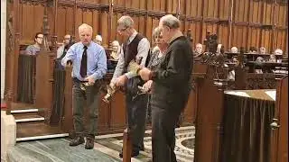 Lamerton Handbell Ringers  - Queens Peal -  Buckfast Abbey 071225