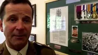 Lieut Col Peter Bates on the centenary event in Rode for Capt Arthur Batten Pooll VC