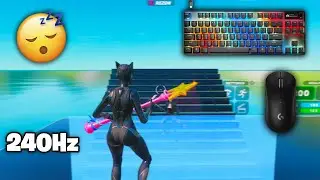 SteelSeries Apex Pro TKL ASMR | 1v1 Build Fights Gameplay | Satisfying M&K Fortnite 240FPS