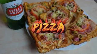 LAZY PIZZA WITH REFRESHINGS DRINKS