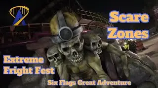 Scare Zones of Extreme Fright Fest at Six Flags Great Adventure
