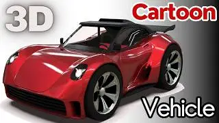 🚗✨ Creating a LOWPOLY CAR in Blender (Speed Art) + How to MAKE MONEY from 3D! | Cartoon Car Modeling