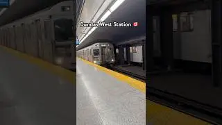 Dundas West Station 🇨🇦  #fypシ  #train  #subway #travelcanada