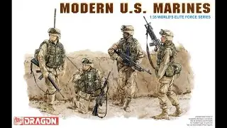 Unboxing 1/35 scale Dragon Models Modern US Marines Series No. 3027