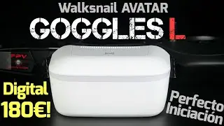 WALKSNAIL GOGGLES L: ¡POR 180€ GAFAS FPV DIGITALES! REVIEW COMPLETA - MUERTE AL ANALÓGICO