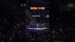 Coldplay Live | A Sky Full of Stars | Amazing Show| India Tour #coldplay #music
