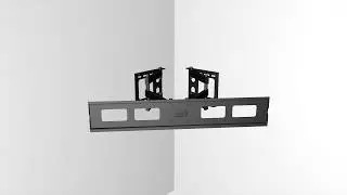 Manhattan Universal Flat Screen Full-Motion Corner Wall Mount Quick Install Video (Model #461214)