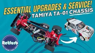 Tamiya TA01 Essential Upgrades, Servicing & Custom Re-shell - 205 T16 - Retro Retfurb