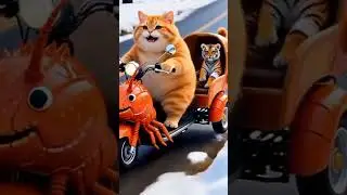 #aicartoonvideo #meowmeowapp #animals #catart #cute #funny #wildlife #cartooncat
