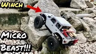 CUSTOM Scx24 Jeep GLADIATOR body with Barrage motor & Few upgrades! #scx24mods