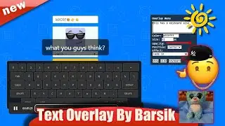 Drawaria Overlay Text Menu ! 🌞 | Drawaria online - New Overlay Text By Barsik Snoser! 😆 ​