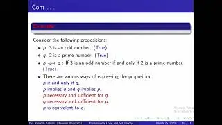 Freshman course | Implication | Bi-imploication