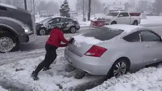 12/01/2020 Cleveland, Ohio Winter Storm Snarls Traffic/Crashes/Stuck Vehicles
