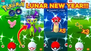 3 SHINY KLINK + SHINY SHADOW POKEMON?!?! | Pokemon GO Lunar New Year Event
